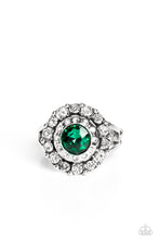 Load image into Gallery viewer, Paparazzi&#39;s Twinkling Trance - Green ring
