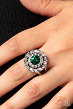 Load image into Gallery viewer, Paparazzi&#39;s Twinkling Trance - Green ring
