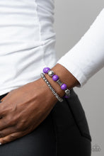 Load image into Gallery viewer, Paparazzi&#39;s Walk This SWAY - Purple bracelet
