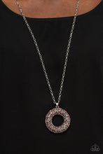 Load image into Gallery viewer, Paparazzi&#39;s Wintry Wreath - Pink necklace
