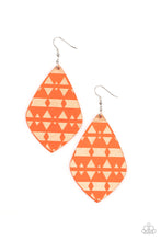 Load image into Gallery viewer, Paparazzi&#39;s Zimbabwe Zoo - Orange Wood earrings
