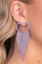 Load image into Gallery viewer, Paparazzi’s Sumptuous Sweethearts - Purple post earrings
