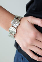 Load image into Gallery viewer, Paparazzi&#39;s GLISTEN and Learn - Silver bracelet
