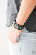 Load image into Gallery viewer, Paparazzi&#39;s Urban Cowboy - Men Black bracelet
