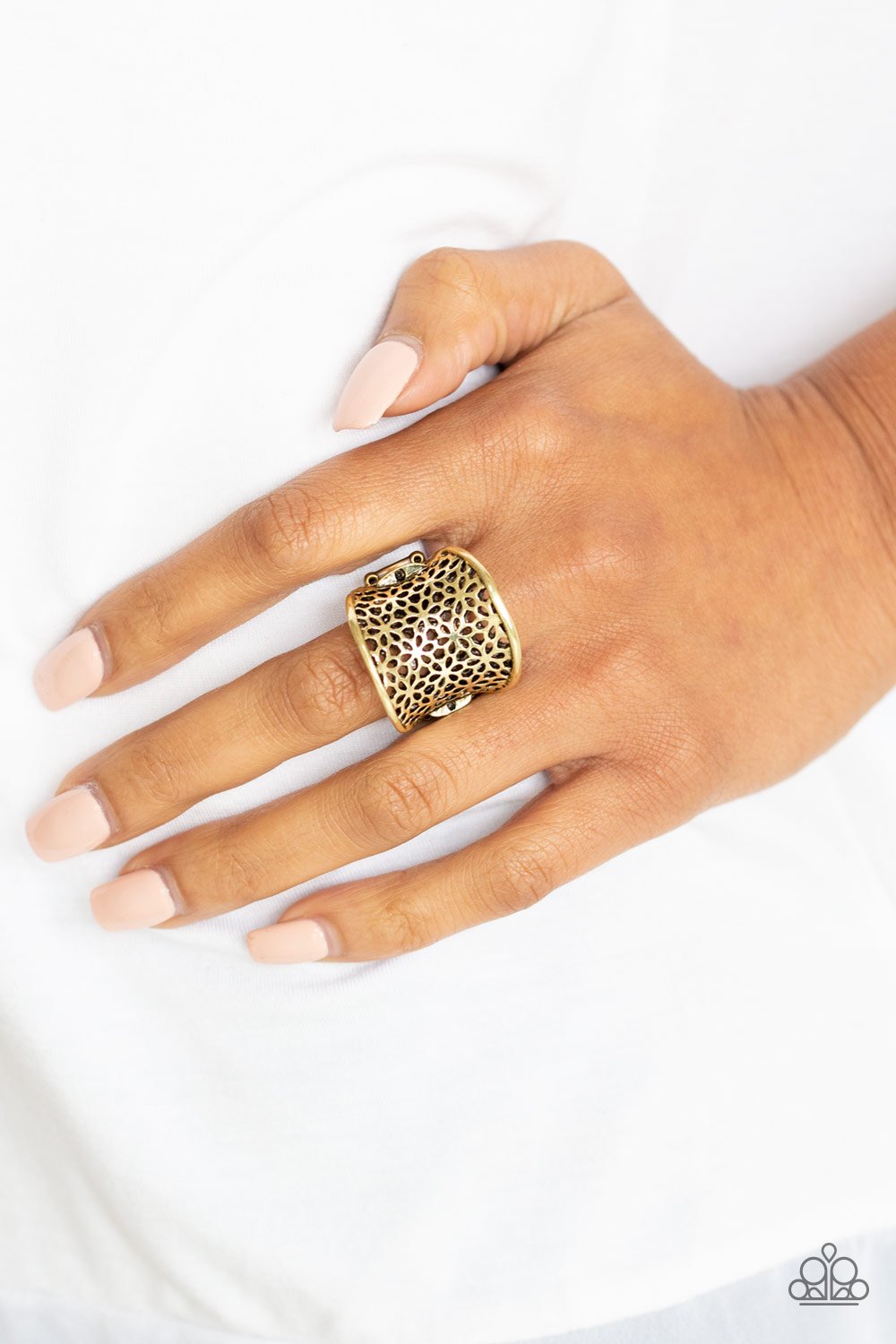 Paparazzi's Garden Safari - Brass ring