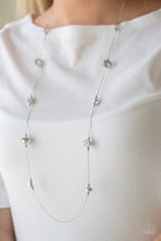Load image into Gallery viewer, Paparazzi&#39;s Champagne On the Rocks - Silver necklace
