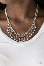 Load image into Gallery viewer, Paparazzi&#39;s Pageant Queen - Red necklace
