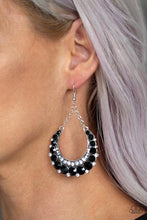 Load image into Gallery viewer, Paparazzi&#39;s Once In a SHOWTIME - Black earrings
