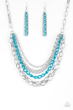 Load image into Gallery viewer, Paparazzi&#39;s Color Bomb - Blue necklace
