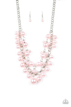 Load image into Gallery viewer, Paparazzi&#39;s BALLROOM Service - Pink Pearl necklace

