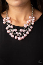 Load image into Gallery viewer, Paparazzi&#39;s BALLROOM Service - Pink Pearl necklace
