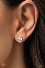 Load image into Gallery viewer, Paparazzi&#39;s Just In TIMELESS - White post earrings (Blockbusters)
