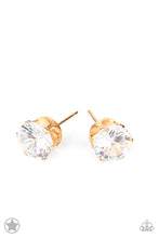 Load image into Gallery viewer, Paparazzi&#39;s Just In TIMELESS - Gold post earrings (Blockbusters)
