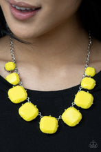Load image into Gallery viewer, Paparazzi&#39;s Prismatic Prima Donna - Yellow necklace (Summer Party Pack 2021)
