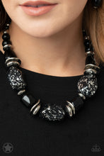 Load image into Gallery viewer, Paparazzi&#39;s In Good Glazes - Black necklace (Blockbusters)
