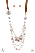 Load image into Gallery viewer, Paparazzi&#39;s All The Trimmings - Brown Pearl necklace (Blockbusters)
