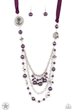 Load image into Gallery viewer, Paparazzi&#39;s All The Trimmings - Purple Pearl necklace (Blockbusters)
