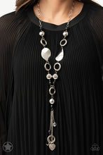 Load image into Gallery viewer, Paparazzi&#39;s Total Eclipse of the Heart - Black necklace (Blockbusters)
