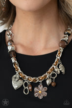 Load image into Gallery viewer, Paparazzi&#39;s Charmed, I Am Sure - Brown necklace (Blockbusters)
