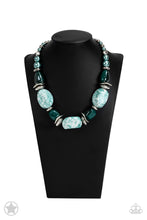 Load image into Gallery viewer, Paparazzi&#39;s In Good Glazes - Blue necklace (Blockbusters)
