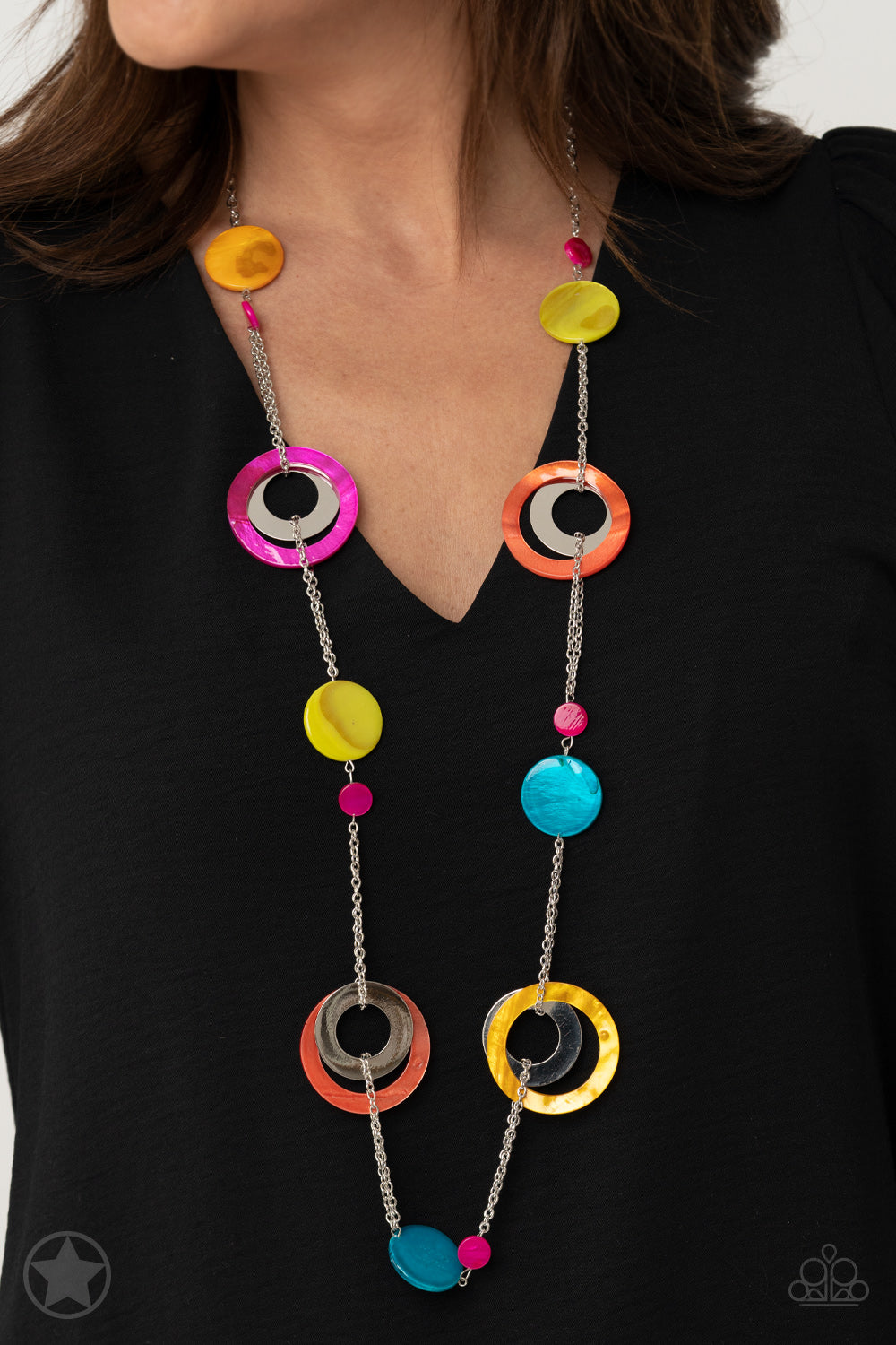 Paparazzi's Kaleidoscopically Captivating - Multi necklace (Blockbusters)