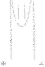 Load image into Gallery viewer, Paparazzi&#39;s SCARFed For Attention - Silver necklace (Blockbusters)
