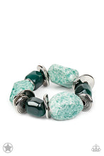 Load image into Gallery viewer, Paparazzi&#39;s Glaze Of Glory - Blue bracelet (Blockbusters)
