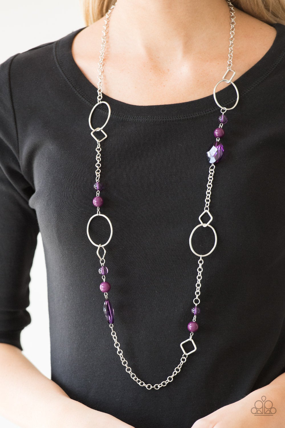 Paparazzi's Very Visionary - Purple necklace