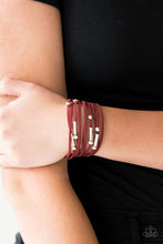 Load image into Gallery viewer, Paparazzi&#39;s Back To BACKPACKER - Red Urban bracelet
