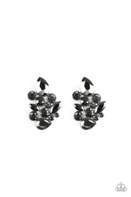 Load image into Gallery viewer, Paparazzi&#39;s Galaxy Glimmer - Black post earrings
