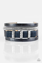 Load image into Gallery viewer, Paparazzi&#39;s FAME Night - Blue Urban bracelet
