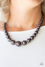 Load image into Gallery viewer, Paparazzi&#39;s Party Pearls - Black necklace
