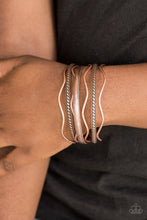 Load image into Gallery viewer, Paparazzi&#39;s Zesty Zimbabwe - Copper bracelet
