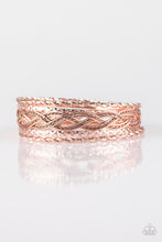 Load image into Gallery viewer, Paparazzi&#39;s Straight Street - Rose Gold Bracelet
