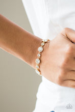 Load image into Gallery viewer, Paparazzi&#39;s Starstruck Sparkle - Gold bracelet
