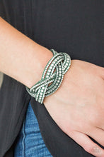 Load image into Gallery viewer, Paparazzi&#39;s Bring On The Bling - Green Urban bracelet
