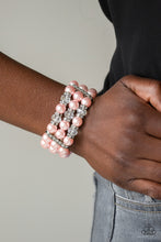 Load image into Gallery viewer, Paparazzi&#39;s Undeniably Dapper - Pink Pearl bracelet
