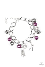 Load image into Gallery viewer, Paparazzi&#39;s Lady Love Dove - Purple Pearl bracelet
