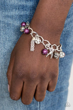 Load image into Gallery viewer, Paparazzi&#39;s Lady Love Dove - Purple Pearl bracelet

