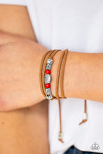 Load image into Gallery viewer, Paparazzi&#39;s Clear A Path - Red Urban bracelet
