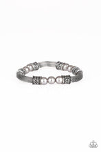Load image into Gallery viewer, Paparazzi&#39;s Talk Some SENSEI - Silver Pearl Urban bracelet
