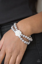 Load image into Gallery viewer, Paparazzi&#39;s Posh and Posy - Silver Pearl bracelet
