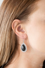 Load image into Gallery viewer, Paparazzi&#39;s Sahara Serenity - Black earrings
