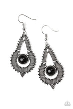 Load image into Gallery viewer, Paparazzi&#39;s Zoomin Zumba - Black earrings
