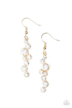 Load image into Gallery viewer, Paparazzi&#39;s Milky Way Magnificence - Gold earrings
