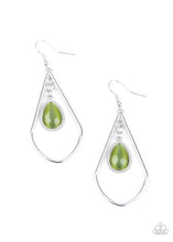 Load image into Gallery viewer, Paparazzi&#39;s Ethereal Elegance - Green earrings
