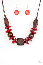 Load image into Gallery viewer, Paparazzi&#39;s Pacific Paradise - Red Wood necklace
