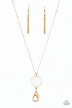 Load image into Gallery viewer, Paparazzi&#39;s Shimmering Seashores - Gold necklace - lanyard
