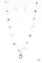 Load image into Gallery viewer, Paparazzi&#39;s Eloquently Eloquent - White Pearl necklace - lanyard
