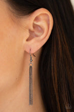 Load image into Gallery viewer, Paparazzi&#39;s Timelessly Tasseled - Black necklace
